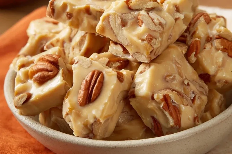 Creamy Southern Pecan Fudge