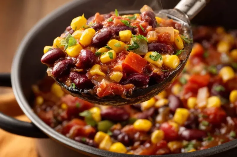 Hearty Bean & Corn Chili