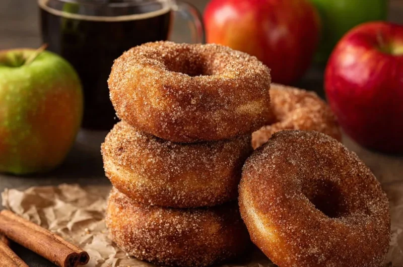 Homemade Apple Cider Donuts