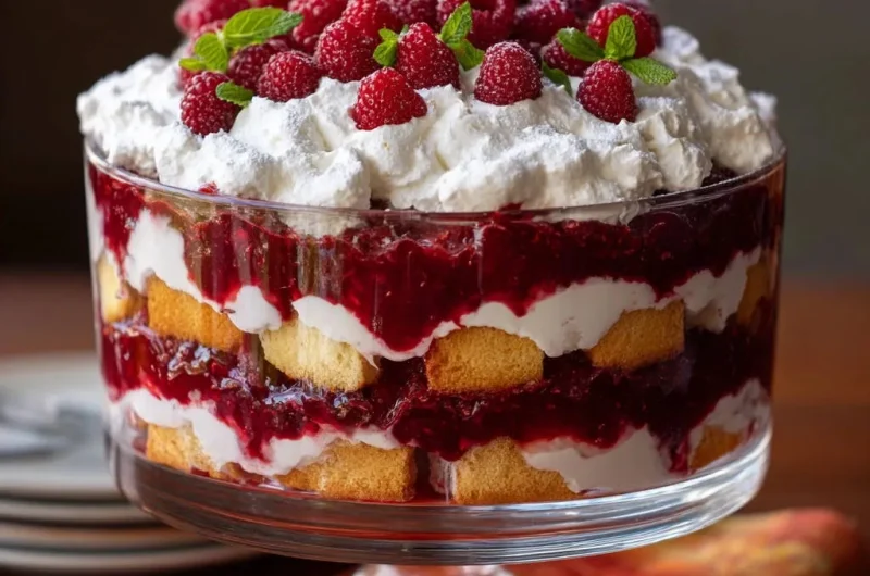 Raspberry Dream Trifle