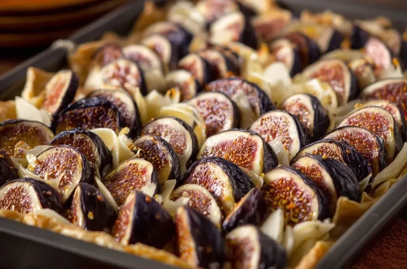 Rustic Fig and Sweet Onion Tart