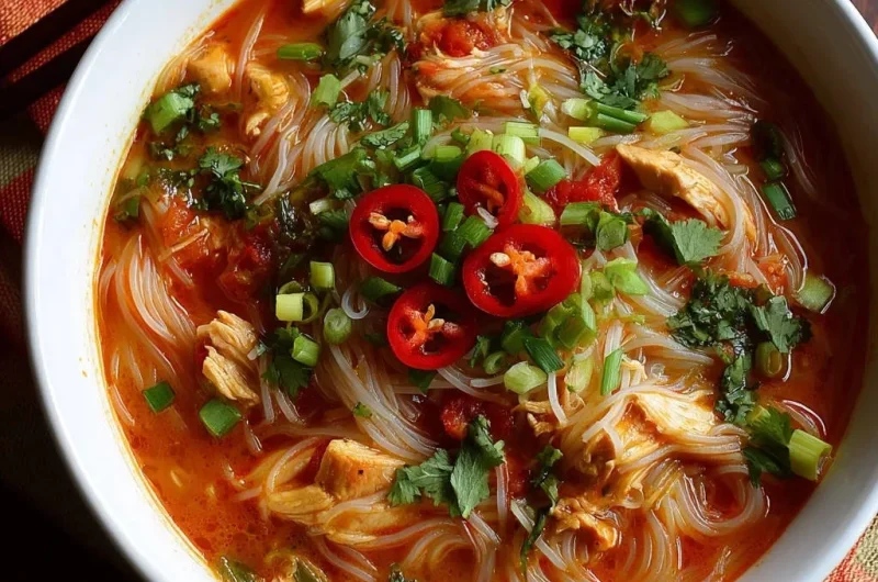Spicy Chicken Noodle Soup