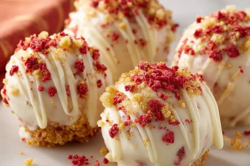 Berry Cheesecake Truffles