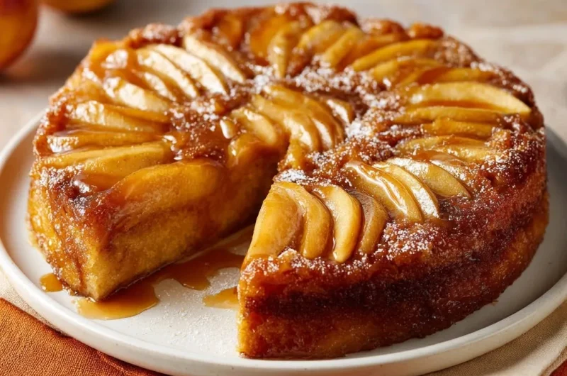 Caramel Apple Upside Down Cake