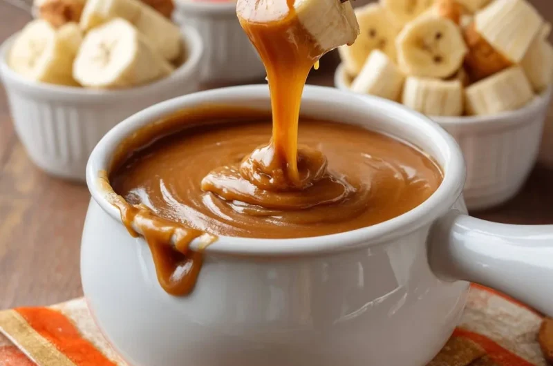 Silky Smooth Homemade Caramel Fondue