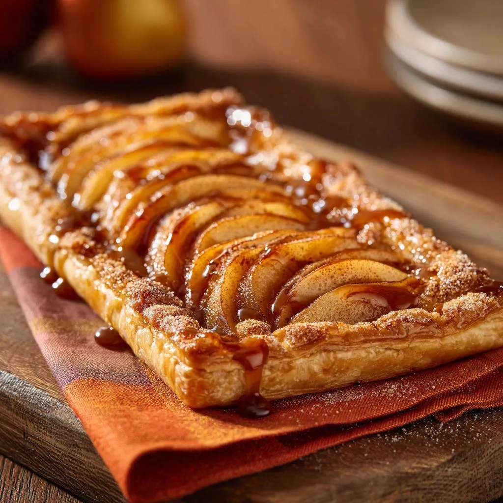 Caramelized Apple Puff Pastry Tart: No More Soggy Bottoms! - recipe image