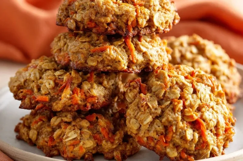 Chewy Carrot Oatmeal Cookies