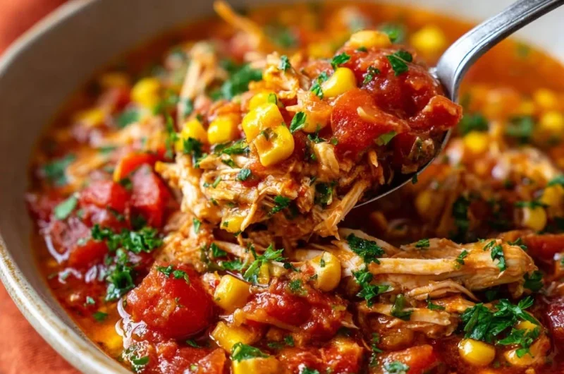 Easy Chicken & Corn Chili