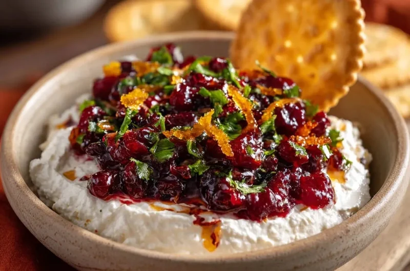 Cranberry Orange Whipped Dip