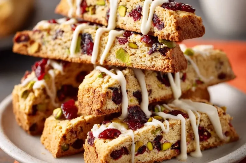 Cranberry Pistachio Biscotti