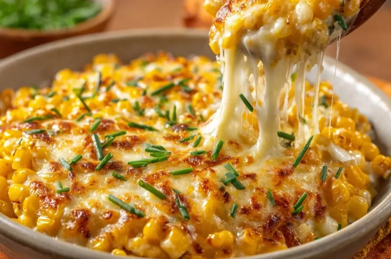 Creamy Baked Cheesy Corn