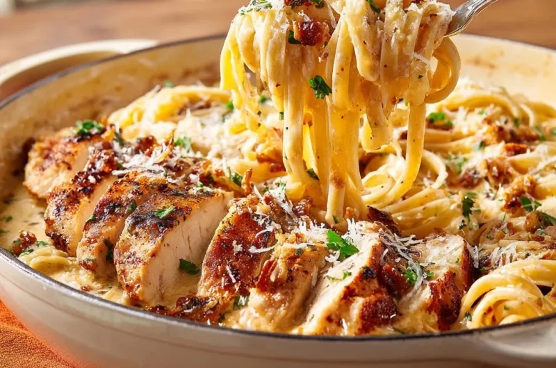 Creamy Garlic Chicken Pasta