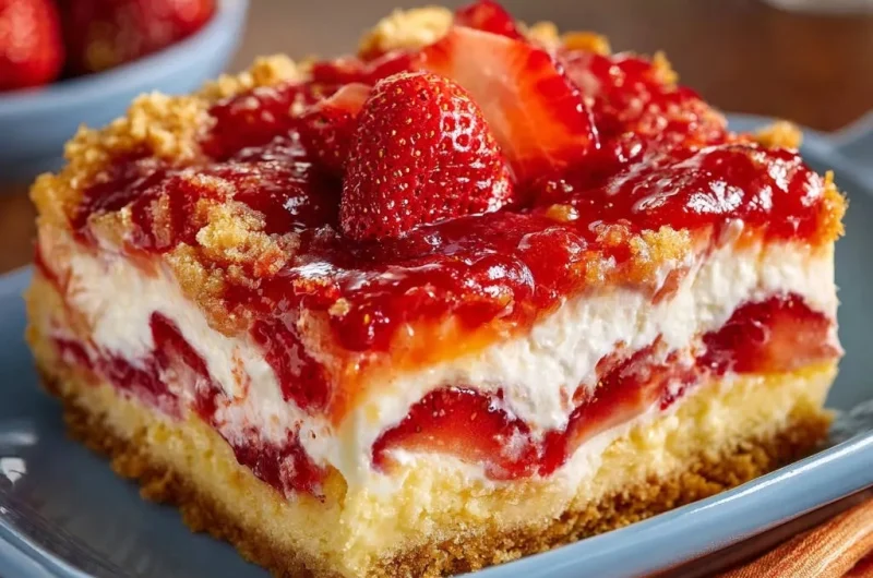 Creamy Layered Strawberry Delight