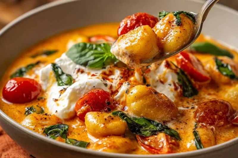 Creamy Tomato Basil Gnocchi