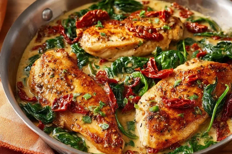 Creamy Tuscan Chicken Skillet
