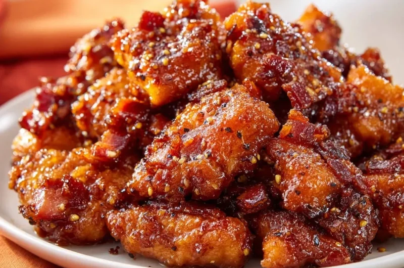 Crispy Glazed Chicken Bites
