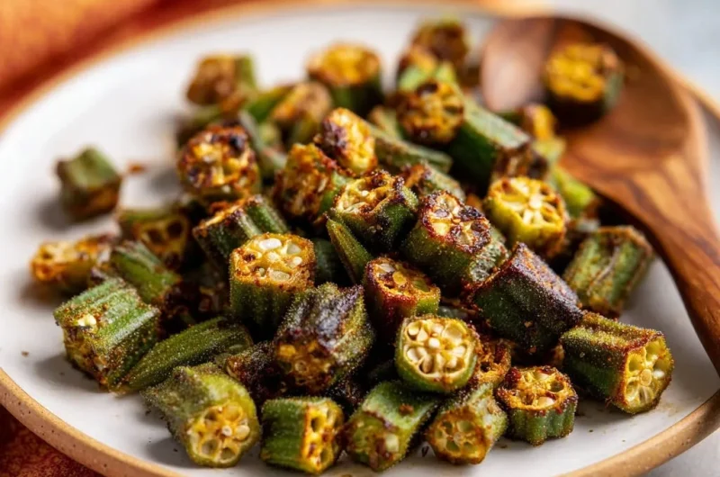 Crispy Roasted Okra
