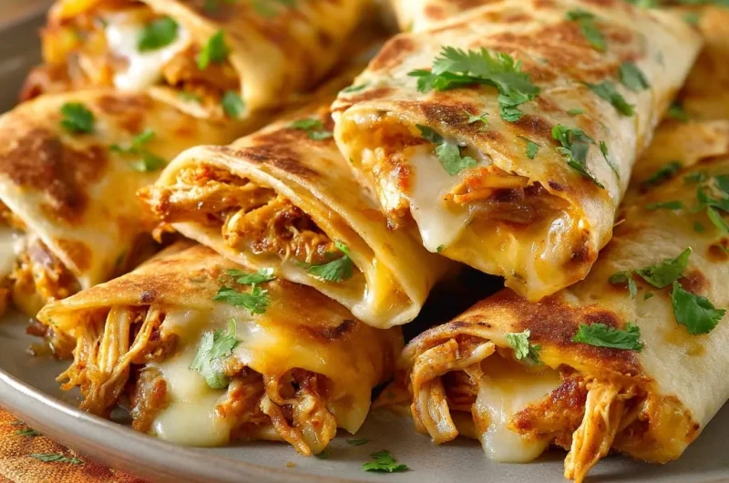 Easy Cheesy Chicken Taquitos
