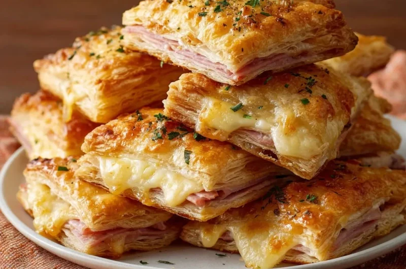 Ham and Cheese Puff Pastries