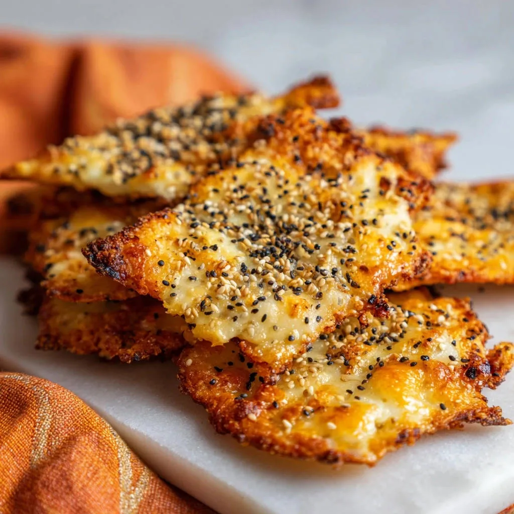 Everything Cheese Crisps: Perfectly Crispy, Never Stuck! - recipe image
