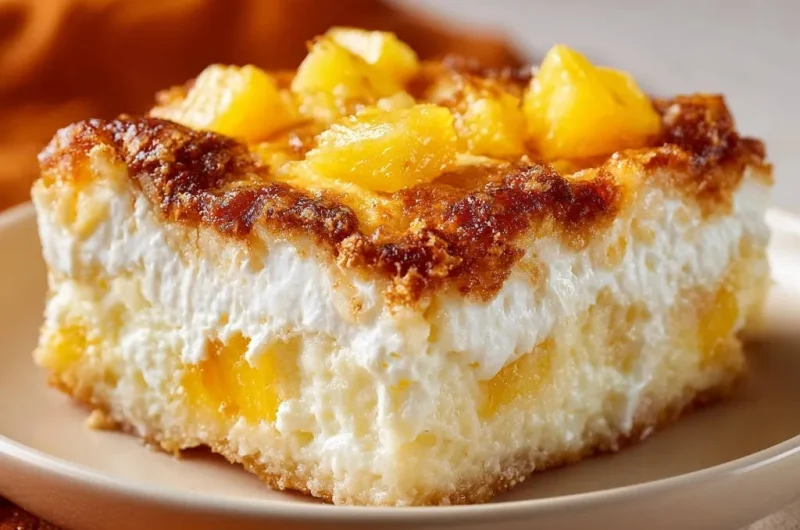 Golden Pineapple Cream Dream Bars