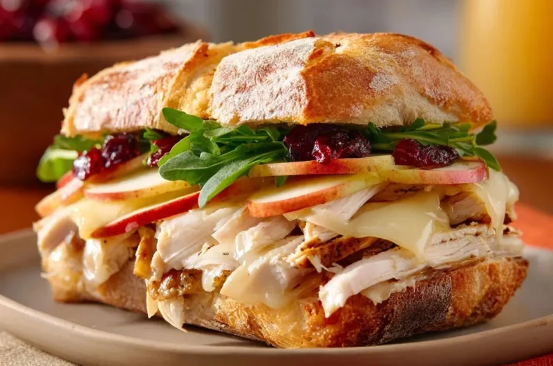 Gourmet Turkey Apple Sandwich