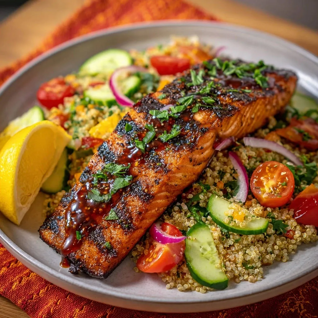 Grilled Glazed Salmon: Your Secret to Flaky, Moist Perfection - recipe image