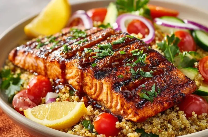 Grilled Glazed Salmon