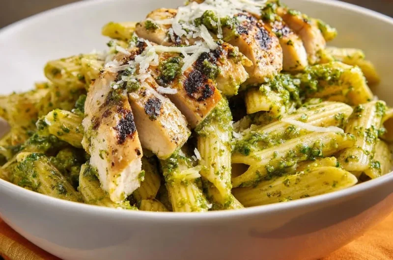 Grilled Pesto Chicken Pasta