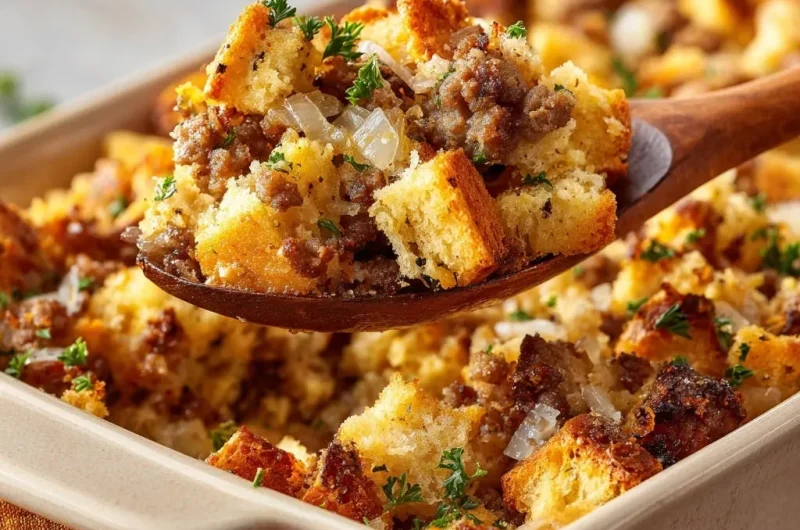 Hearty Sausage Cornbread Dressing
