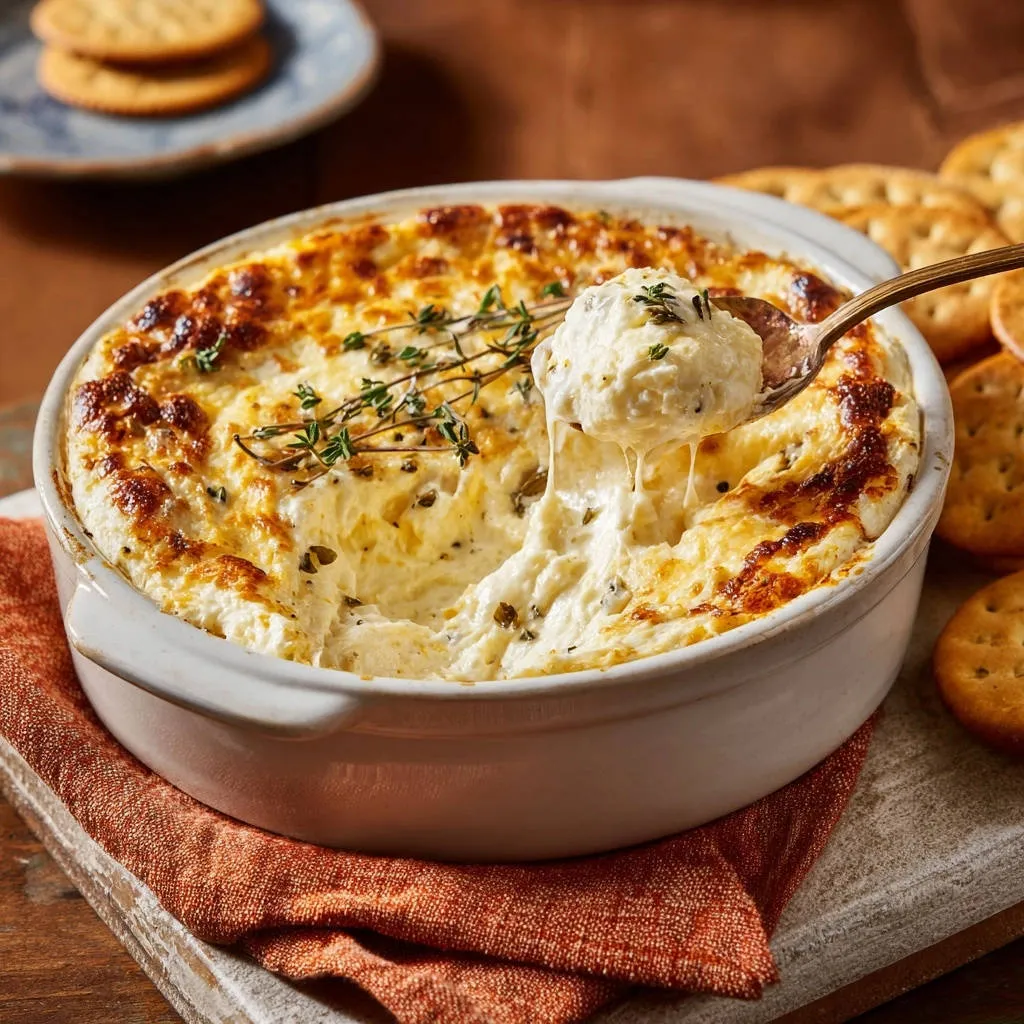 Herby Garlic Baked Dip: The Secret to Gooey Perfection - recipe image