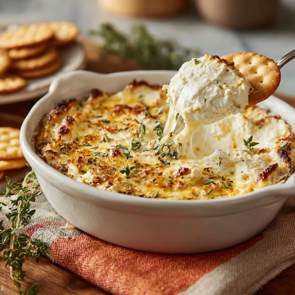 Herby Garlic Baked Dip: The Secret to Gooey Perfection - recipe image
