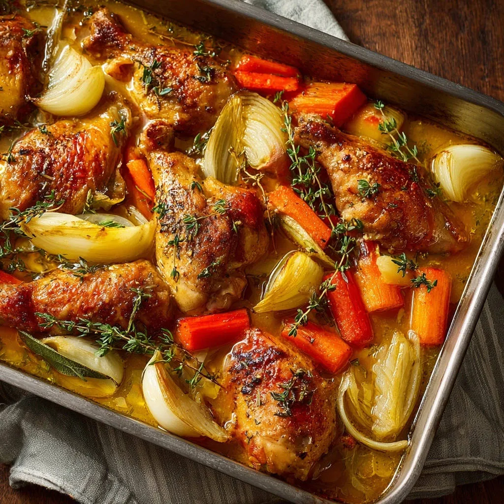 Juicy Sheet Pan Chicken & Veggies: The Secret to Never-Dry Meat - recipe image