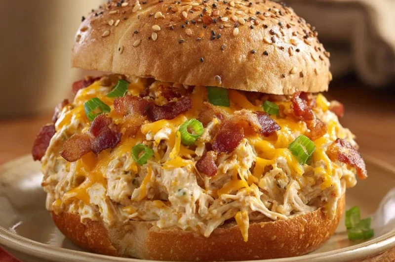 Loaded Creamy Chicken Salad Sandwiches
