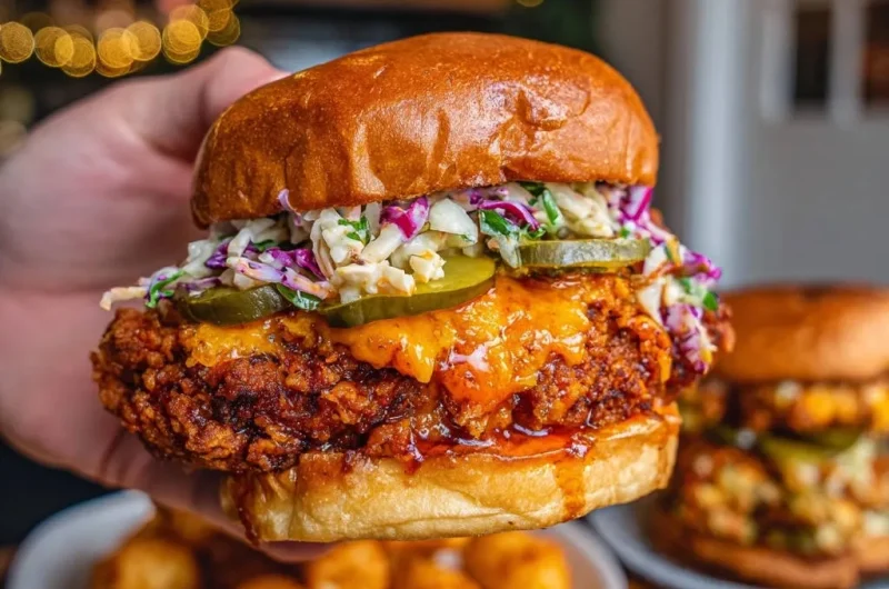 Crispy Nashville-Inspired Chicken Sandwich