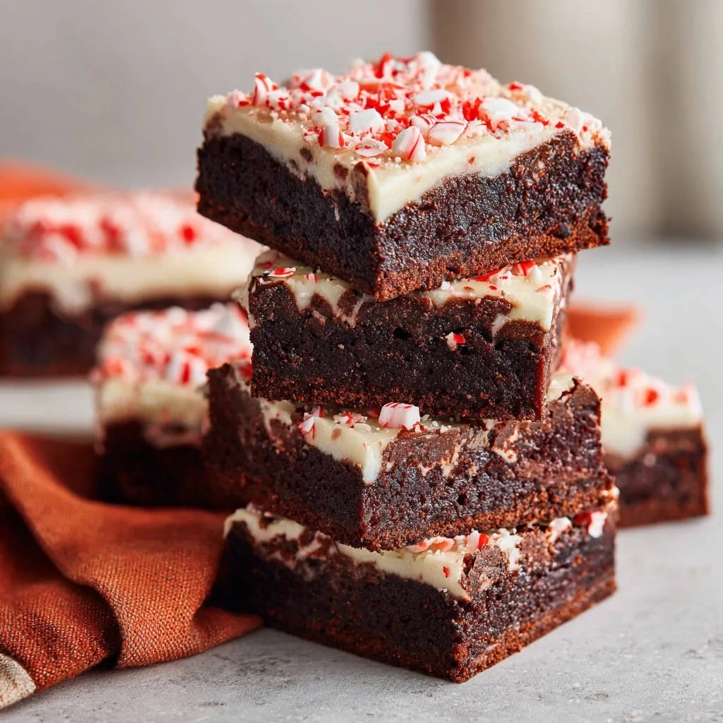 Peppermint Fudgy Brownies: Decadent & Never Dry - recipe image