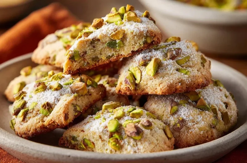 Rustic Pistachio Cookies