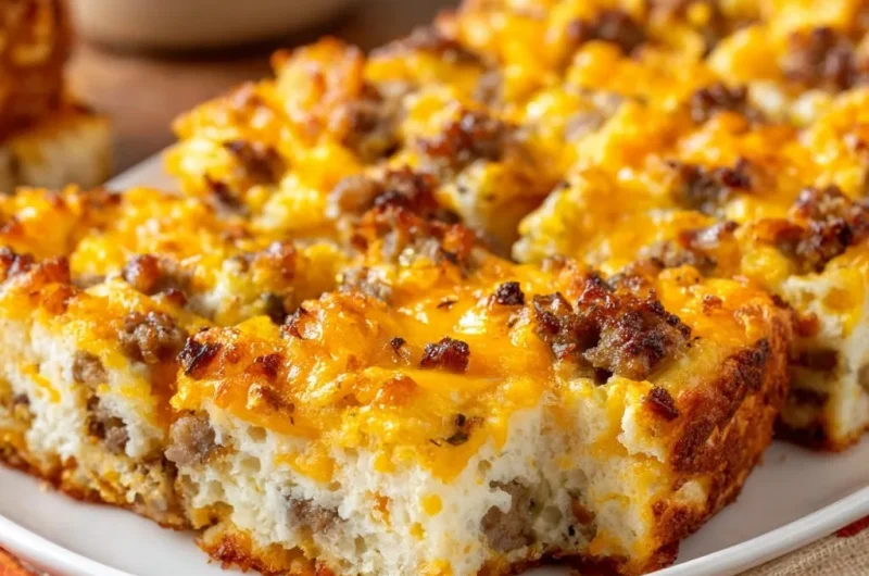 Sausage & Cheese Breakfast Bake