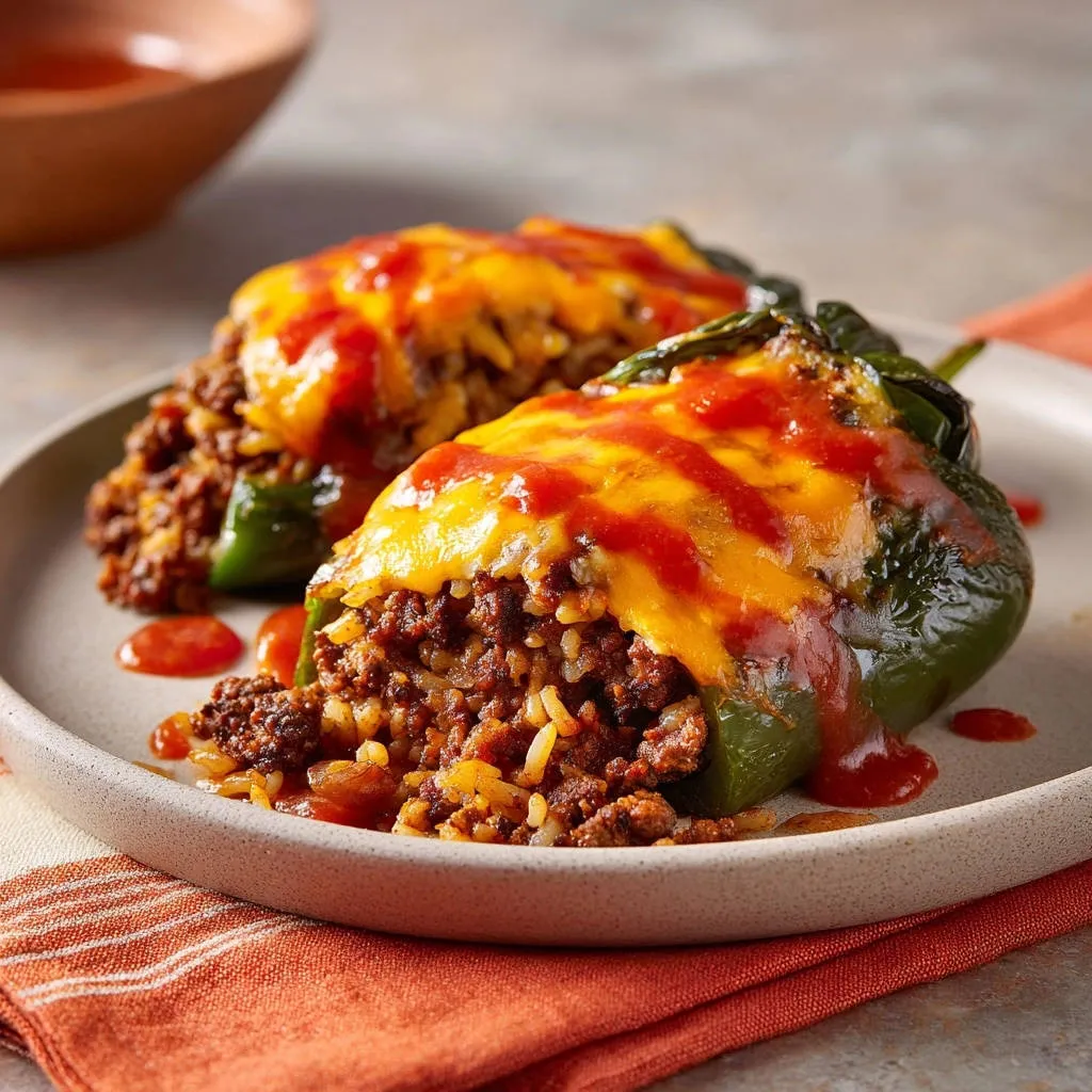 Stuffed Poblano Peppers: Tender Perfection, Every Bite - recipe image