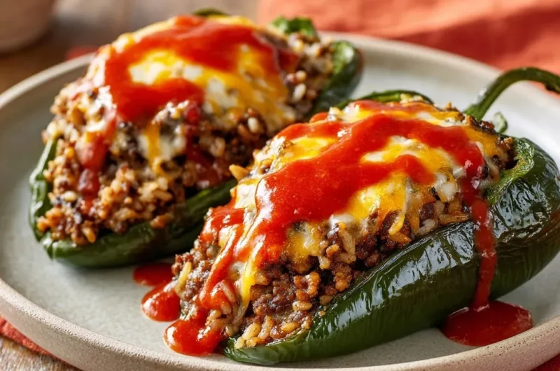 Stuffed Poblano Peppers
