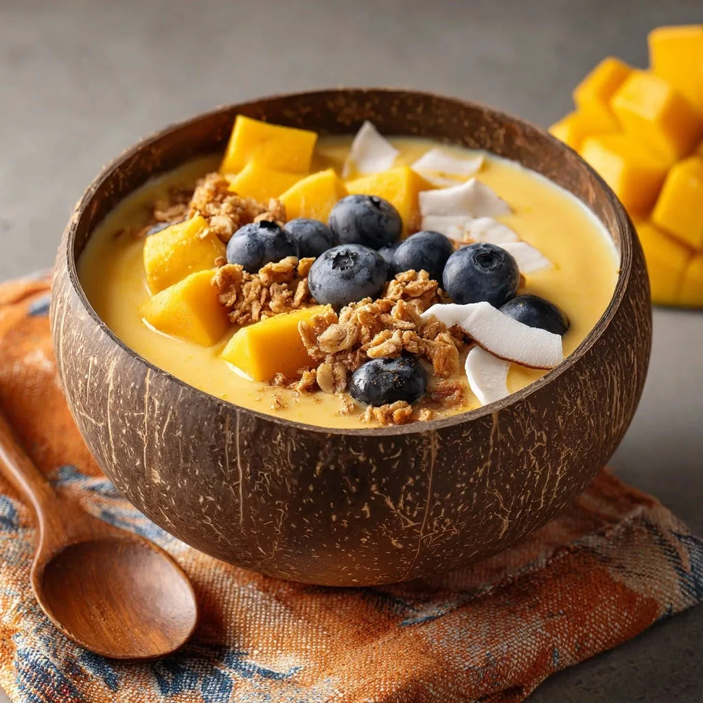 Sunshine Mango Berry Smoothie Bowl: Perfectly Thick Every Time - recipe image
