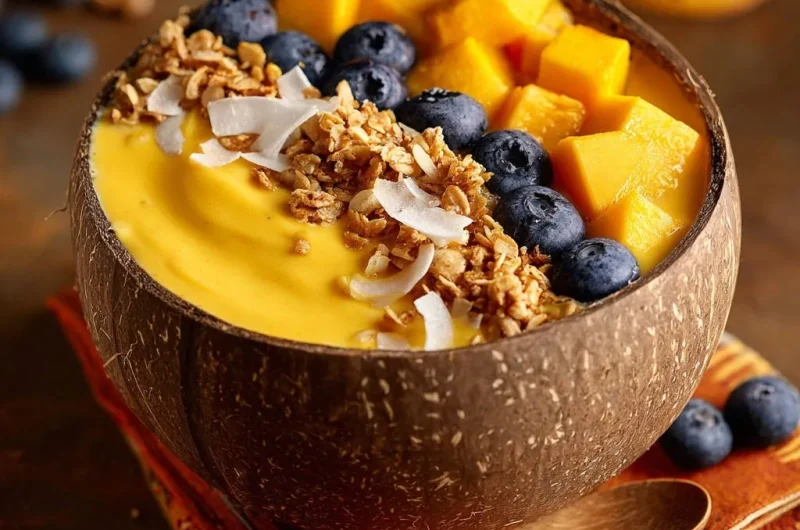 Sunshine Mango Berry Smoothie Bowl