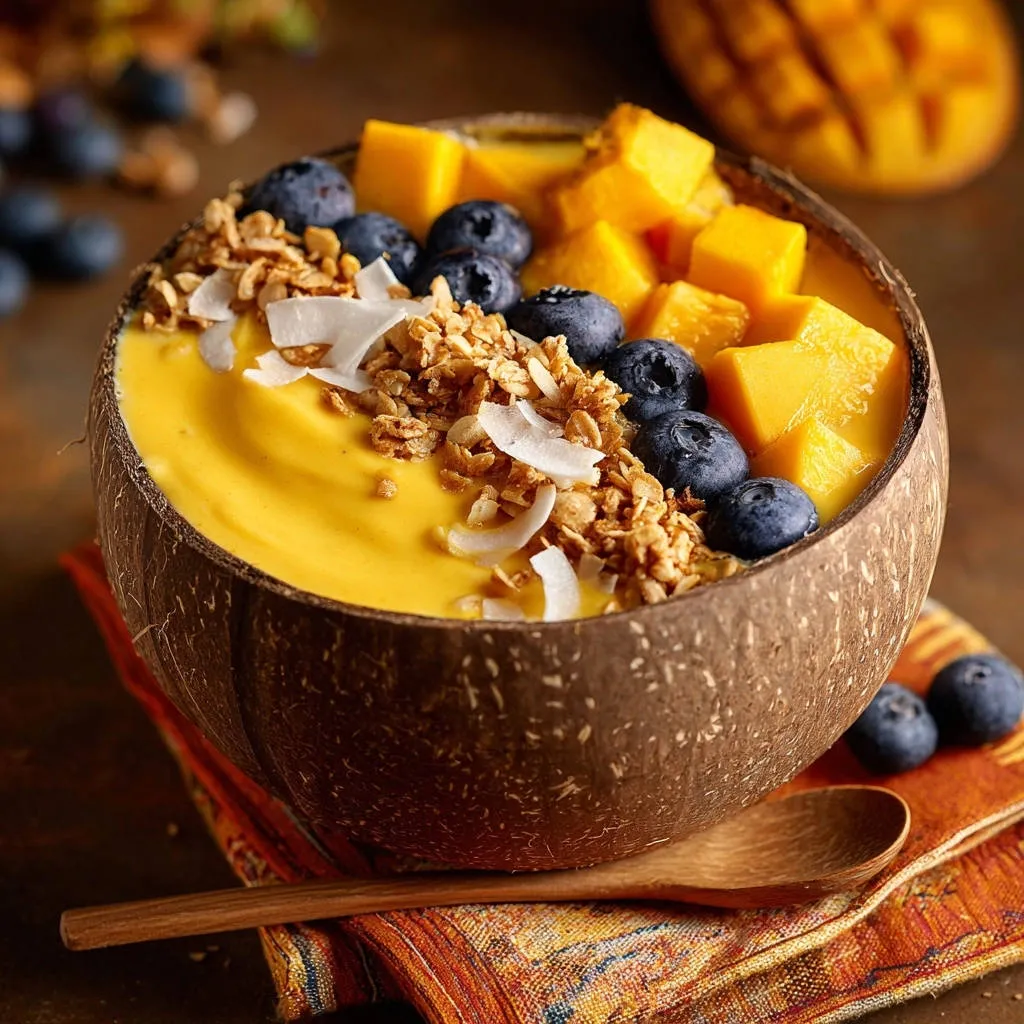 Sunshine Mango Berry Smoothie Bowl: Perfectly Thick Every Time - recipe image