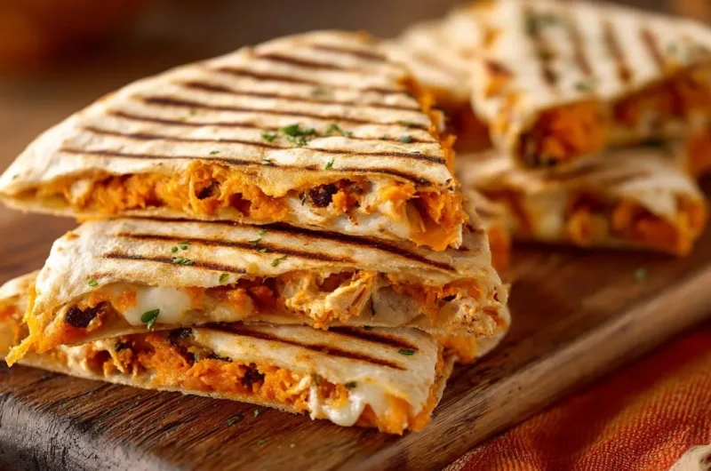 Sweet Potato & Chicken Quesadillas