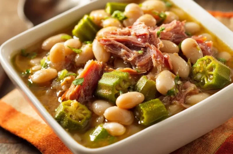 Hearty White Bean & Smoked Meat Stew