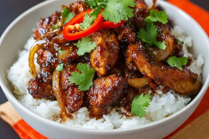 Sticky Glazed Chicken