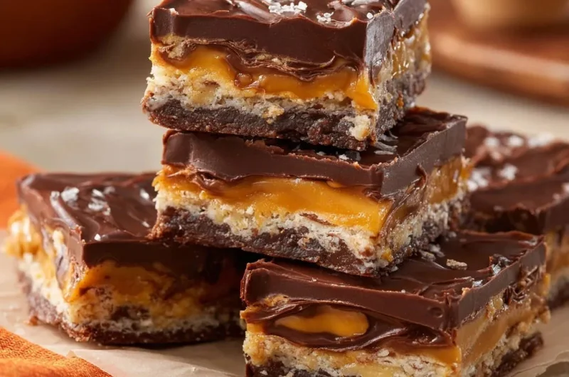 Caramel Chocolate Decadence Bars