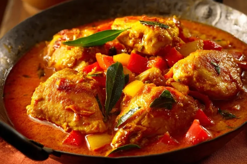 Chicken and Pepper Curry (Flavor Lock Method)