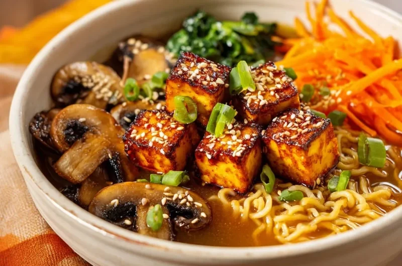 Crispy Tofu Noodle Bowl