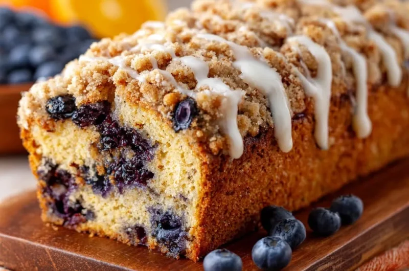 Irresistible Blueberry Orange Crumb Loaf